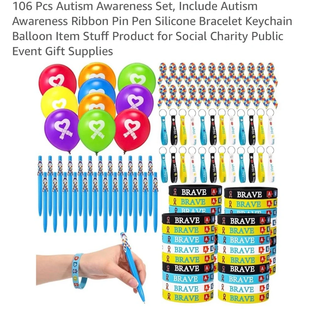 Autism Awareness Party Supplies Set